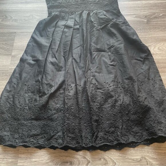 Charter Club Black Lace Midi Dress. Size 12 - Picture 9 of 14